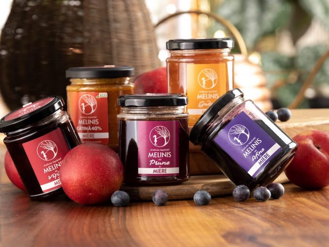 Melinins - Fructe crude în miere